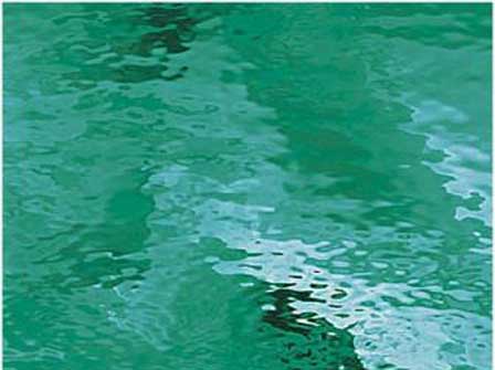 Teal Green - Water Glass