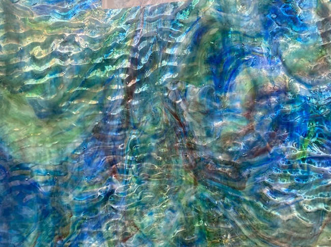 Blue, Pink Ripple