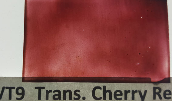 Transparent Cherry Red Enamel Paint