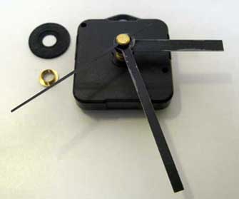 Quartz clock motor & hands