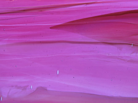 Gold Pink on Clear Flash 24.5cm x 20.5cm